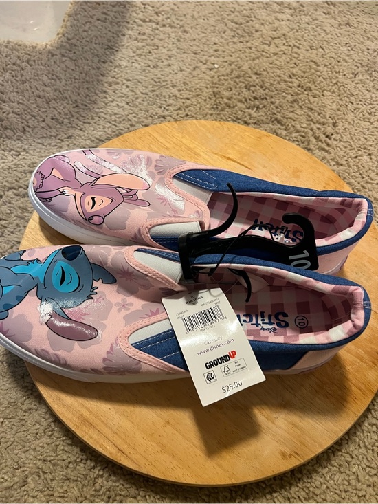 Disney Shoes - Disney Lilo & Stitch Pink and Blue Slip-On Kids Sneakers